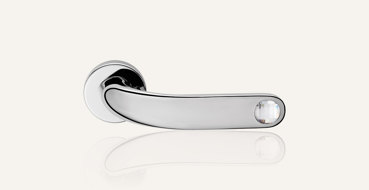 Дверная ручка LINEA CALI POINT CRYSTAL