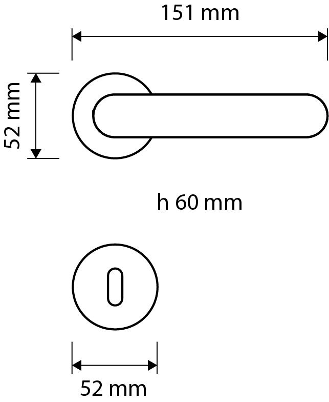Дверная ручка LINEA CALI GRIP