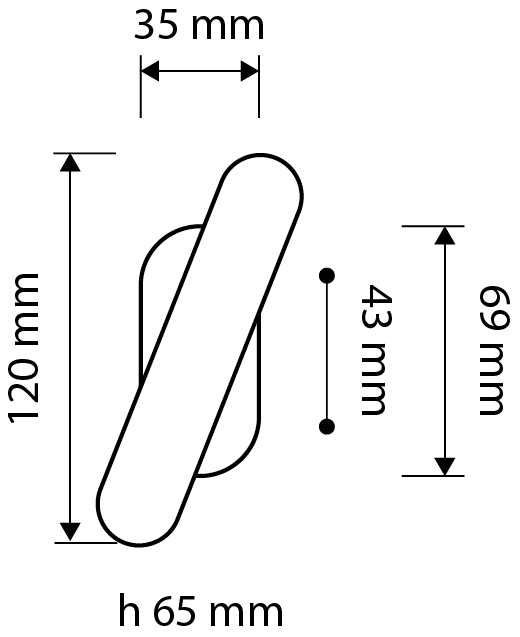 Оконная ручка LINEA CALI DALIA